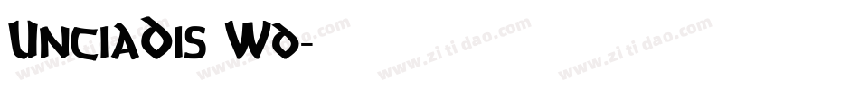 UnciaDis Wd字体转换